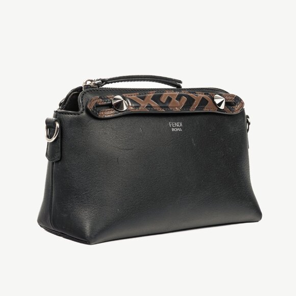 Fendi By the Way Mini Black Leather Mini Crossbody - Picture 2 of 14